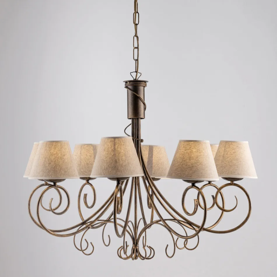 إضاءة مصنوعة في إيطاليا من الزجاج والمعدن لخلق مساحات أنيقة - دراكو Viadurini