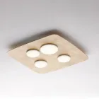 إضاءة مصنوعة في إيطاليا من الزجاج والمعدن لإضفاء لمسة جمالية على الديكورات الداخلية – كيبلر Viadurini