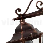 مصباح حائط للحديقة مصنوع من الألومنيوم المصبوب في إيطاليا - بيناكو Viadurini