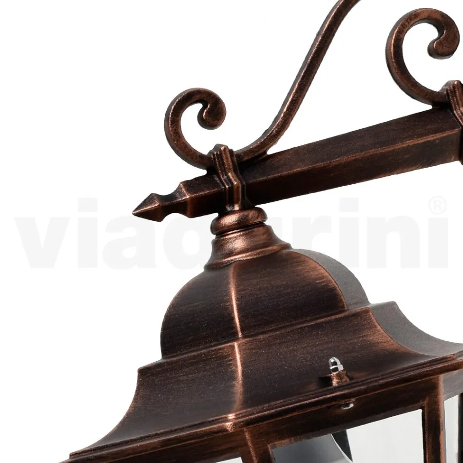 مصباح حائط للحديقة مصنوع من الألومنيوم المصبوب في إيطاليا - بيناكو Viadurini