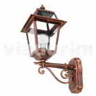 كريستل، مصباح حائط للحديقة من الألومنيوم مصنوع في إيطاليا Viadurini