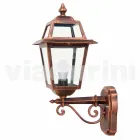 كريستل، مصباح حائط للحديقة من الألومنيوم مصنوع في إيطاليا Viadurini