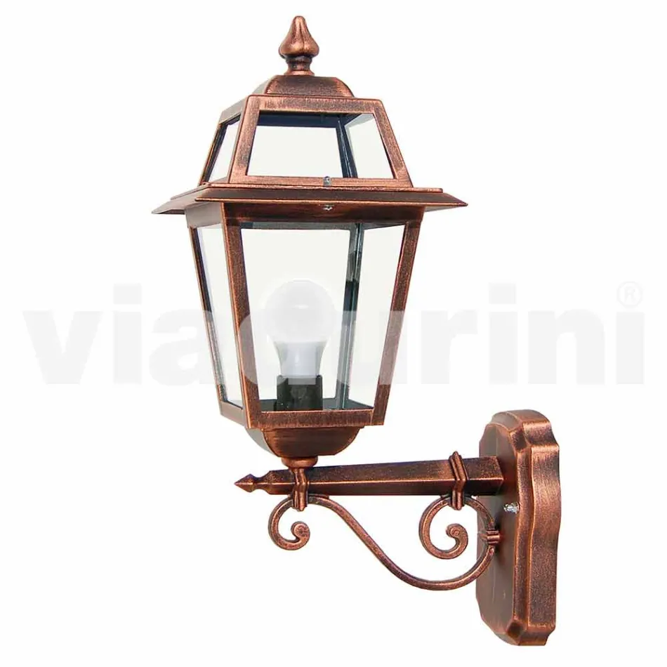 كريستل، مصباح حائط للحديقة من الألومنيوم مصنوع في إيطاليا Viadurini