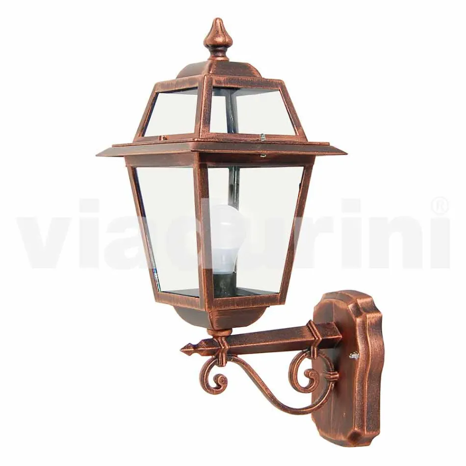 كريستل، مصباح حائط للحديقة من الألومنيوم مصنوع في إيطاليا Viadurini