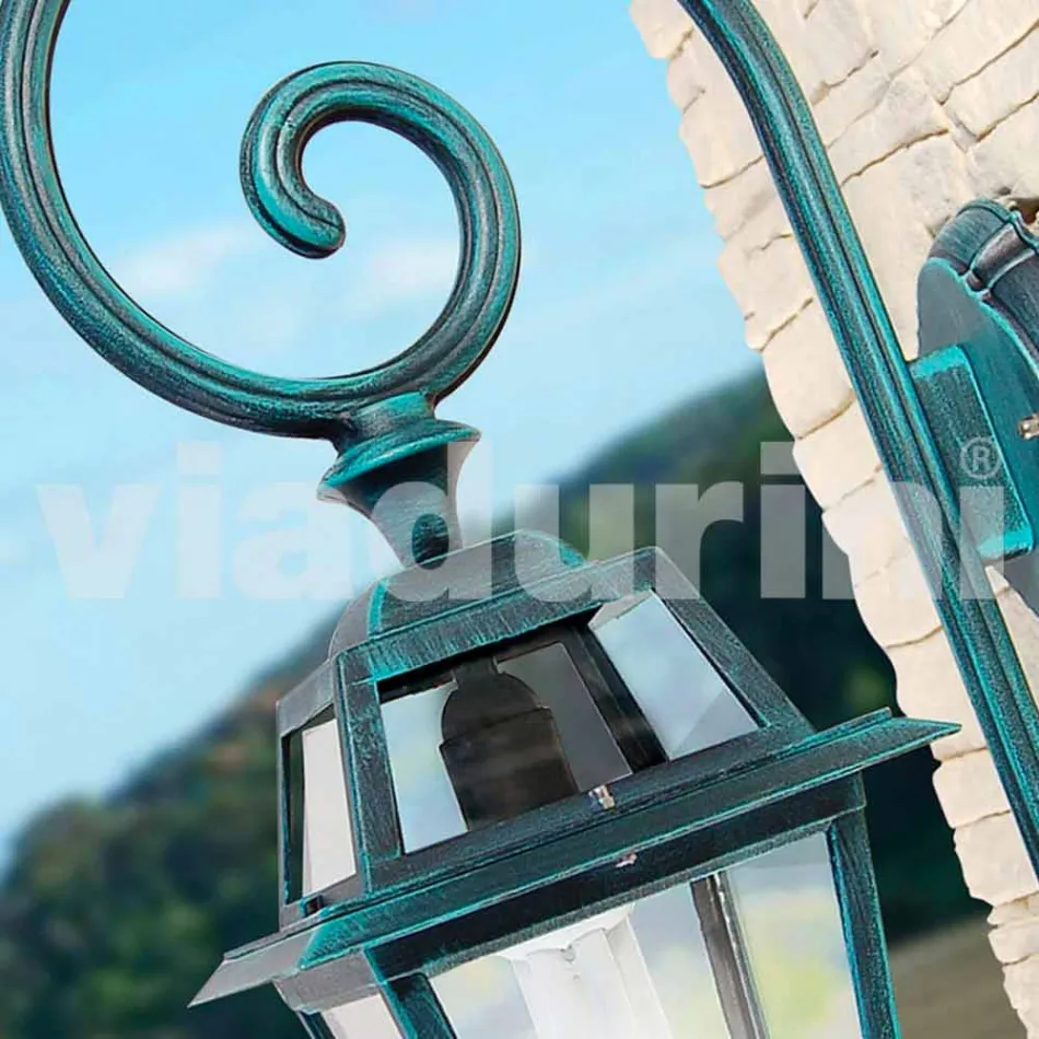 كريستل، مصباح حائط للحديقة من الألومنيوم مصنوع في إيطاليا Viadurini