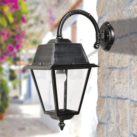 مصباح حائط خارجي عتيق من الألومنيوم صنع في إيطاليا - دوروتي Viadurini