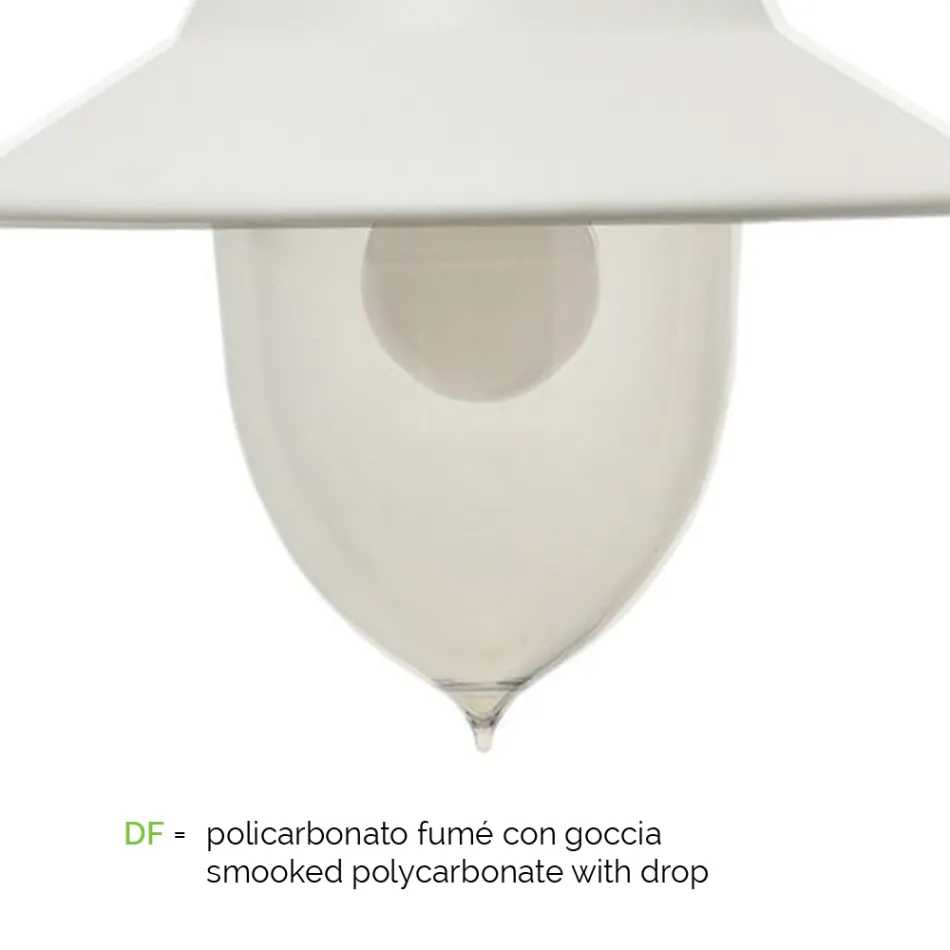 مصباح حائط خارجي عتيق من الألومنيوم صنع في إيطاليا - كاساندرا Viadurini