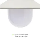 مصباح حائط خارجي عتيق من الألومنيوم صنع في إيطاليا - كاساندرا Viadurini