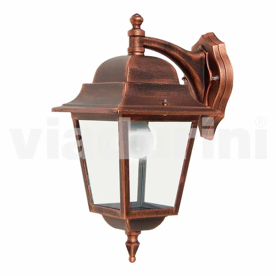 مصباح حائط للحديقة من الألومنيوم صنع في إيطاليا، أكويلينا Viadurini