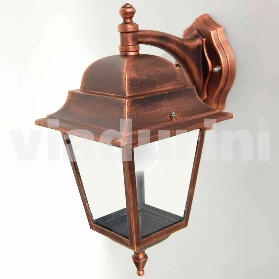 مصباح حائط للحديقة من الألومنيوم صنع في إيطاليا، أكويلينا Viadurini