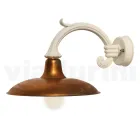 مصباح حائط خارجي عتيق من الألومنيوم صنع في إيطاليا - أديلا Viadurini