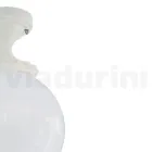 مصباح سقف من الأكريليك العقيقي وهيكل من الألومنيوم الأبيض - تروفابيانكو Viadurini