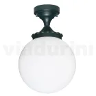 مصباح سقف من الألومنيوم والأكريليك الأوبالي صنع في إيطاليا - Trovaantracite Viadurini