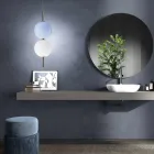 مصباح معلق مصنوع يدويًا من زجاج البندقية المنفوخ - جوبيتر Viadurini