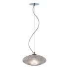 مصباح معلق من الزجاج المنفوخ يدويًا في البندقية - دافني Viadurini