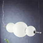 مصباح معلق مصنوع يدويًا من زجاج البندقية متعدد الطبقات - جوبيتر Viadurini