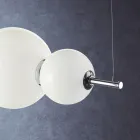 مصباح معلق مصنوع يدويًا من زجاج البندقية متعدد الطبقات - جوبيتر Viadurini