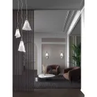 مصباح معلق من الزجاج المنفوخ الفينيسي المصنوع يدويًا - كريستال Viadurini