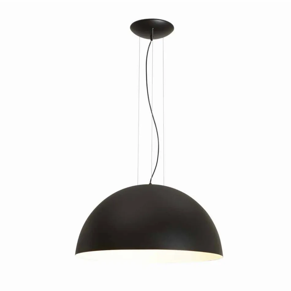مصباح معلق بلونين من الفولاذ Ø40x H20x L.cavo100cm، Luce Viadurini