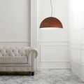 مصباح معلق ثنائي اللون من الفولاذ 40x H20x L.cavo100cm, Luce