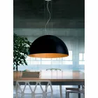 مصباح معلق بلونين من الفولاذ Ø40x H20x L.cavo100cm، Luce Viadurini