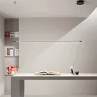 مصباح معلق بإضاءة LED وكابلات قابلة لتعديل الطول - برتقالي Viadurini