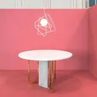 مصباح معلق من الفولاذ الحديث Ø60xh.60xL.cavo200cm، أديل Viadurini