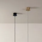 مصباح تعليق من الألومنيوم المطلي بالمسحوق وكابل قابل للتعديل - بوكسوس Viadurini