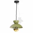 مصباح معلق معدني بتفاصيل ذهبية عصرية، صنع في إيطاليا - فالتا Viadurini