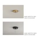 مصباح معلق من الزجاج والأسلاك الشفافة صنع في إيطاليا - تريلي Viadurini