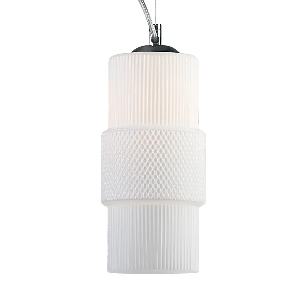 مصباح معلق من الزجاج المنفوخ يدويًا في البندقية 15 سم - ساتومي Viadurini