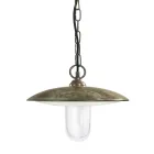 مصباح خارجي من النحاس والزجاج، حاصل على تصنيف IP44، صنع في إيطاليا - دراغو Viadurini