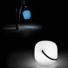 مصباح حديقة من البولي إيثيلين بمقبض صنع في إيطاليا - غاليسيا Viadurini