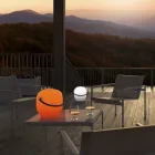 مصباح حديقة من البولي إيثيلين بمقبض صنع في إيطاليا - غاليسيا Viadurini