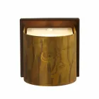 مصباح حائط حديث من النحاس والفولاذ، أبعاده 11×11×12 سم، من إنتاج بيرناديت Viadurini