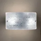 مصباح حائط مصنوع يدويًا من زجاج البندقية المنفوخ والمزخرف - ماري Viadurini