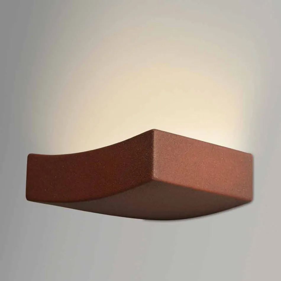 مصباح حائط بتصميم عصري مصنوع من الفولاذ Ø13xh.3.5xsp.10 سم Osea Viadurini