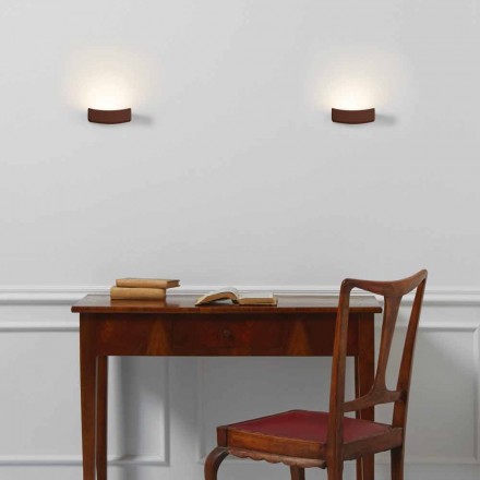 مصباح حائط بتصميم عصري مصنوع من الفولاذ Ø13xh.3.5xsp.10 سم Osea Viadurini