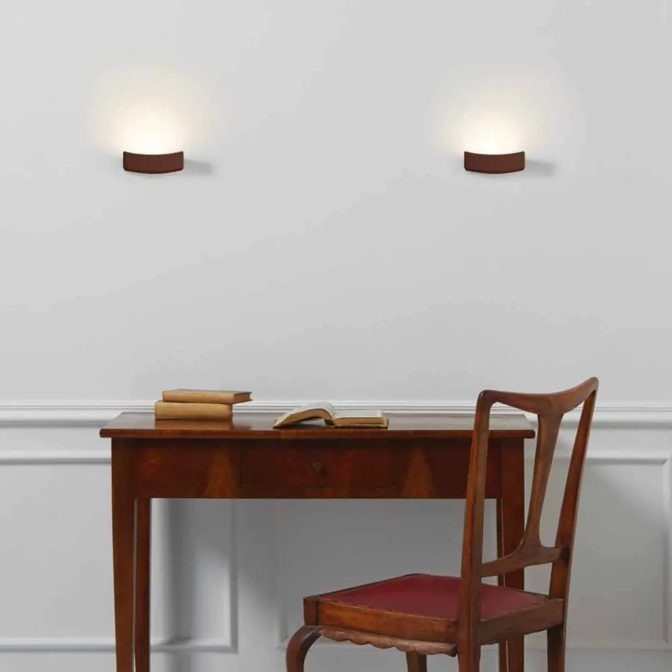 مصباح حائط بتصميم عصري مصنوع من الفولاذ Ø13xh.3.5xsp.10 سم Osea Viadurini