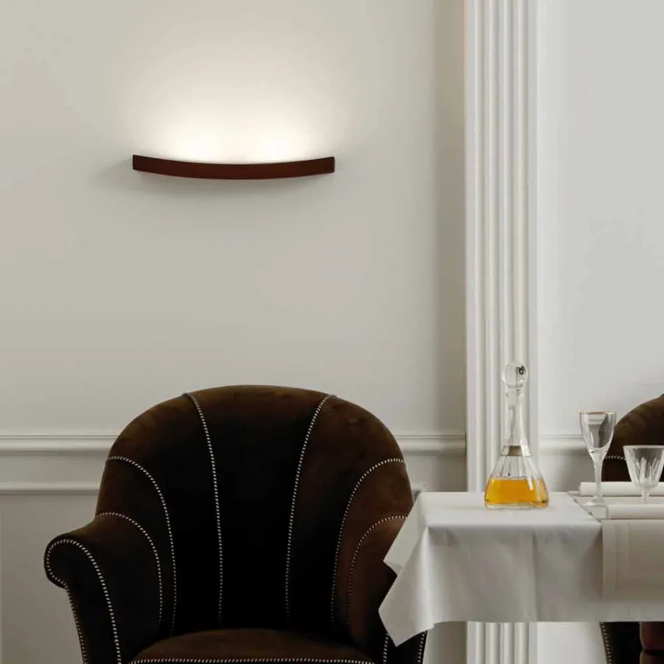 مصباح حائط بتصميم عصري مصنوع من الفولاذ Ø50xh.3.5xsp.10 سم Eldora Viadurini