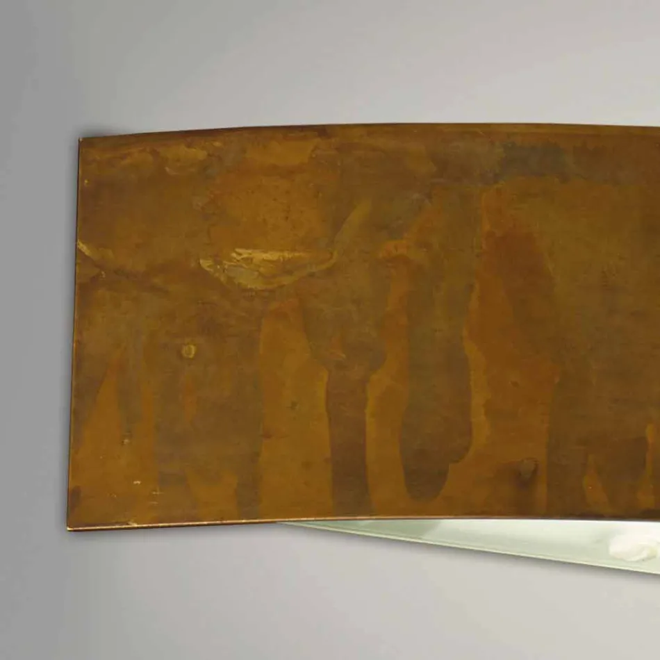 مصباح حائط نحاسي بتصميم عصري، أبعاده 47×47×8 سم، عرضه 8 سم، من بلاندين Viadurini