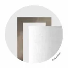 مصباح حائط معدني حديث مع غطاء مصباح من الكتان، صنع في إيطاليا - بالي Viadurini