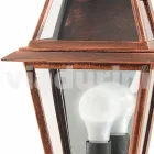 مصباح حائطي كلاسيكي خارجي مصنوع في إيطاليا، من الألومنيوم من كريستل Viadurini