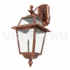 مصباح حائط خارجي من الألومنيوم صنع في إيطاليا، كريستل Viadurini