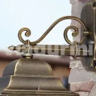 مصباح حائط خارجي من الألومنيوم صنع في إيطاليا، أكويلينا Viadurini