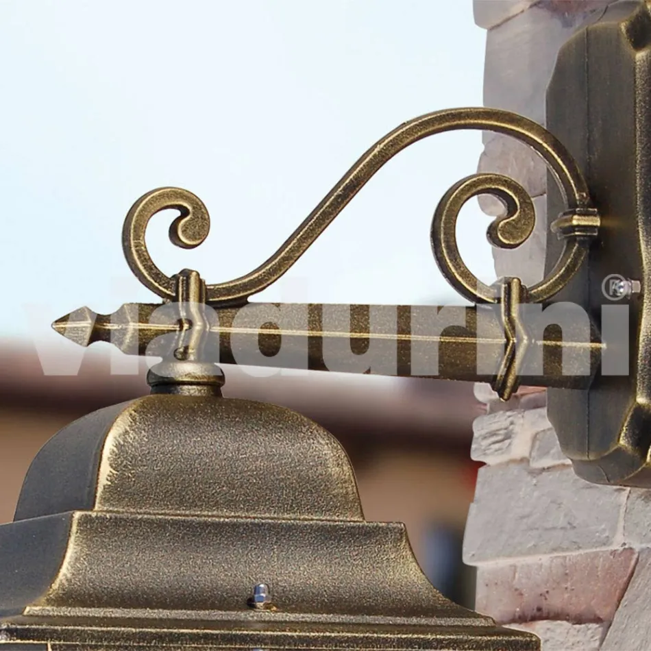 مصباح حائط خارجي من الألومنيوم صنع في إيطاليا، أكويلينا Viadurini