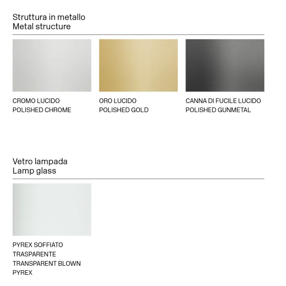 مصباح طاولة بهيكل معدني لامع صنع في إيطاليا - دوناتينا Viadurini