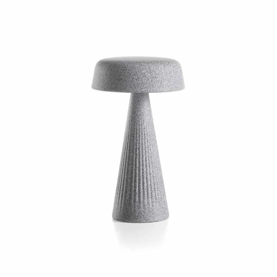 مصباح طاولة بهيكل من البولي إيثيلين صنع في إيطاليا - ديزموند Viadurini