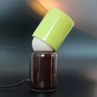 مصباح طاولة سيراميك بتصميم عصري مصنوع في إيطاليا آسيا Viadurini