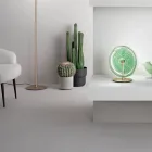 مصباح طاولة من المعدن والزجاج مزين بخطوط متحدة المركز - هاكبيري Viadurini